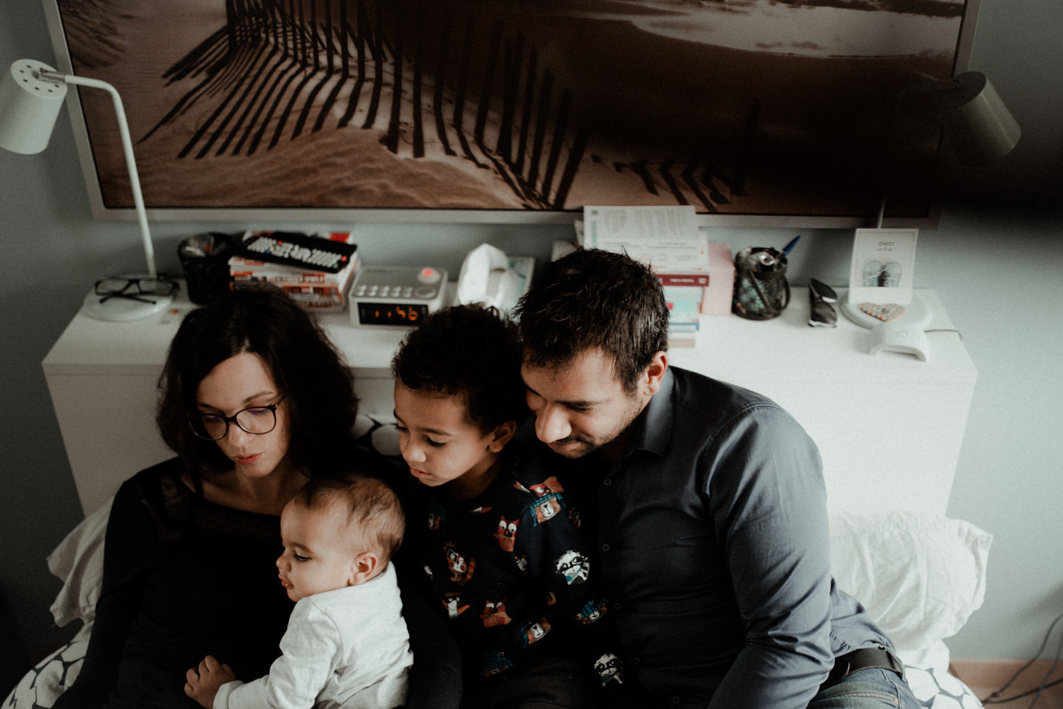 Reportage photo famille en pleine lecture seine et marne