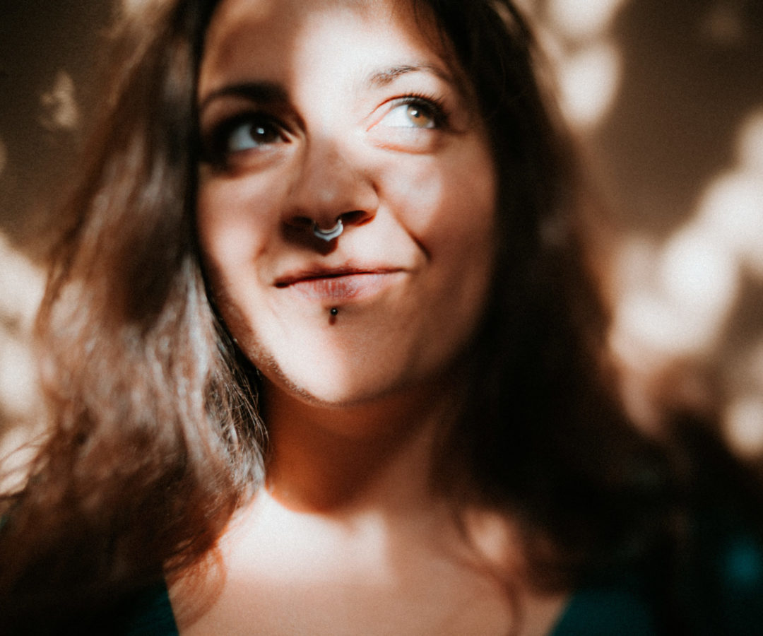 Portrait de femme clair obscur