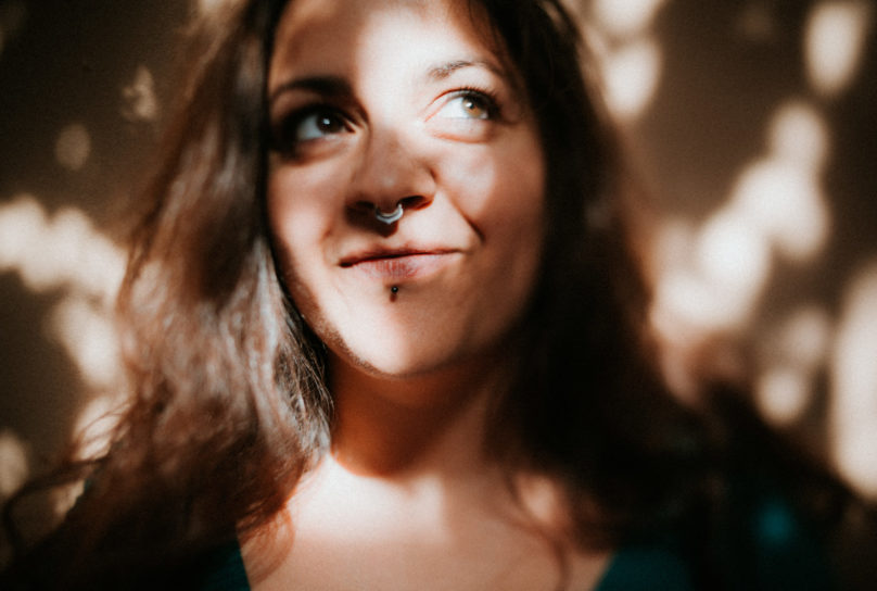 Portrait de femme clair obscur