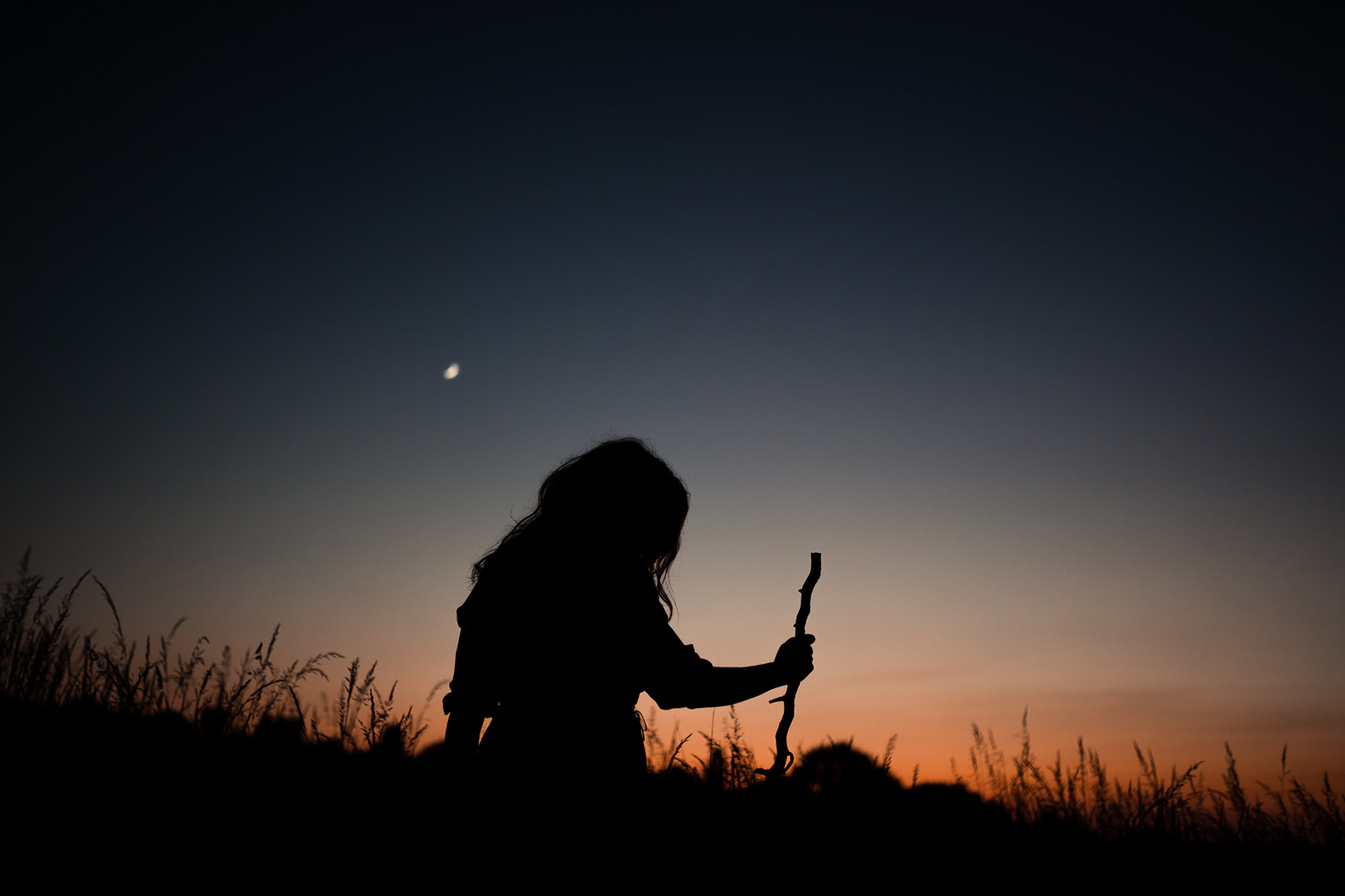 Portraits sauvages nocturne Hélène Halgand Photographe