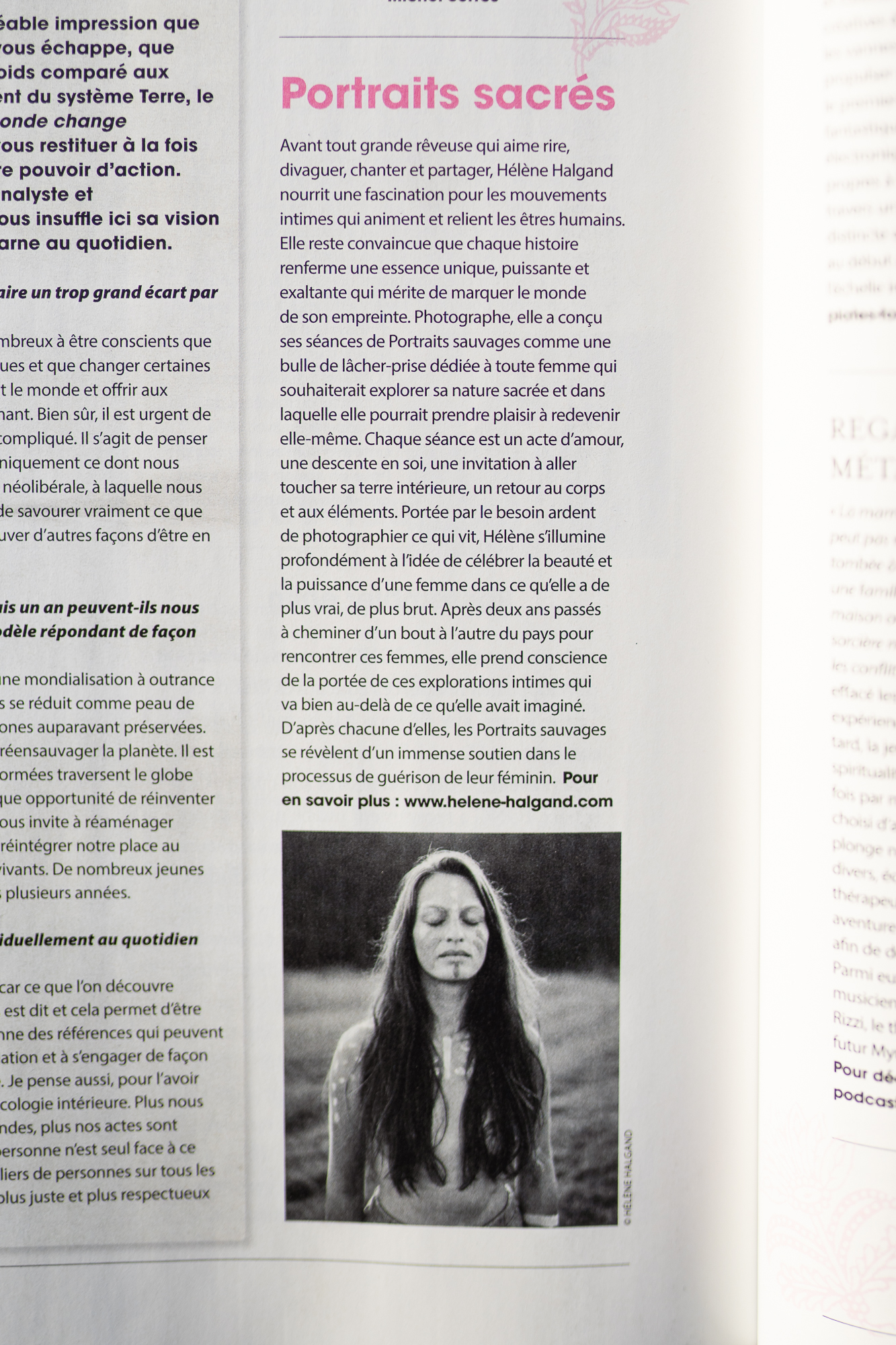 Article Magazine Happinez Hélène Halgand Photographe