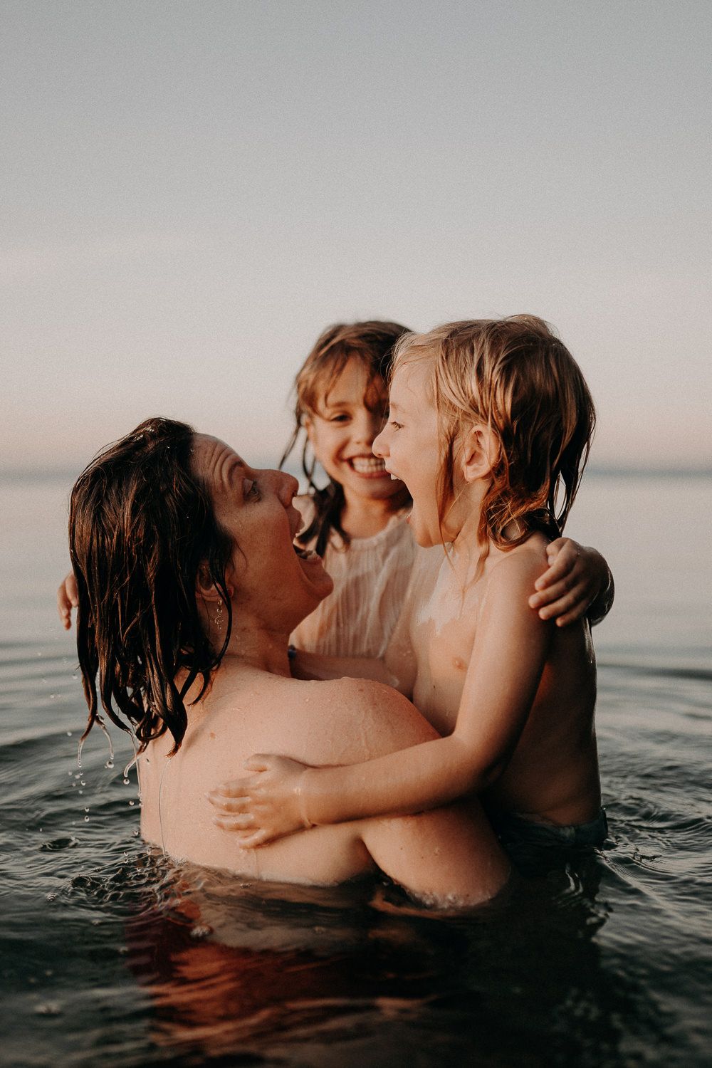 Famille au Lac Léman